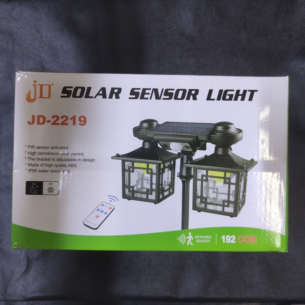 Aplique solar luz blanca